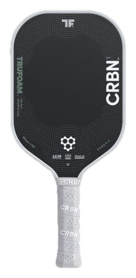 CRBN 1 TruFoam Genesis elongated long-handle pickleball paddle, front view