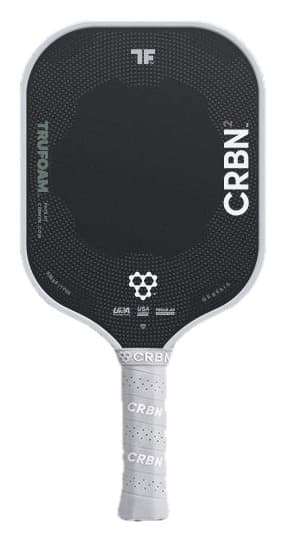 CRBN 2 TruFoam Genesis square pickleball paddle, front view