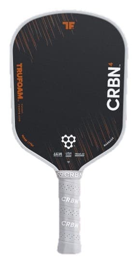 CRBN 4 TruFoam Barrage hybrid pickleball paddle, front view