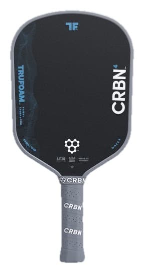 CRBN 4 TruFoam Waves hybrid pickleball paddle, front view