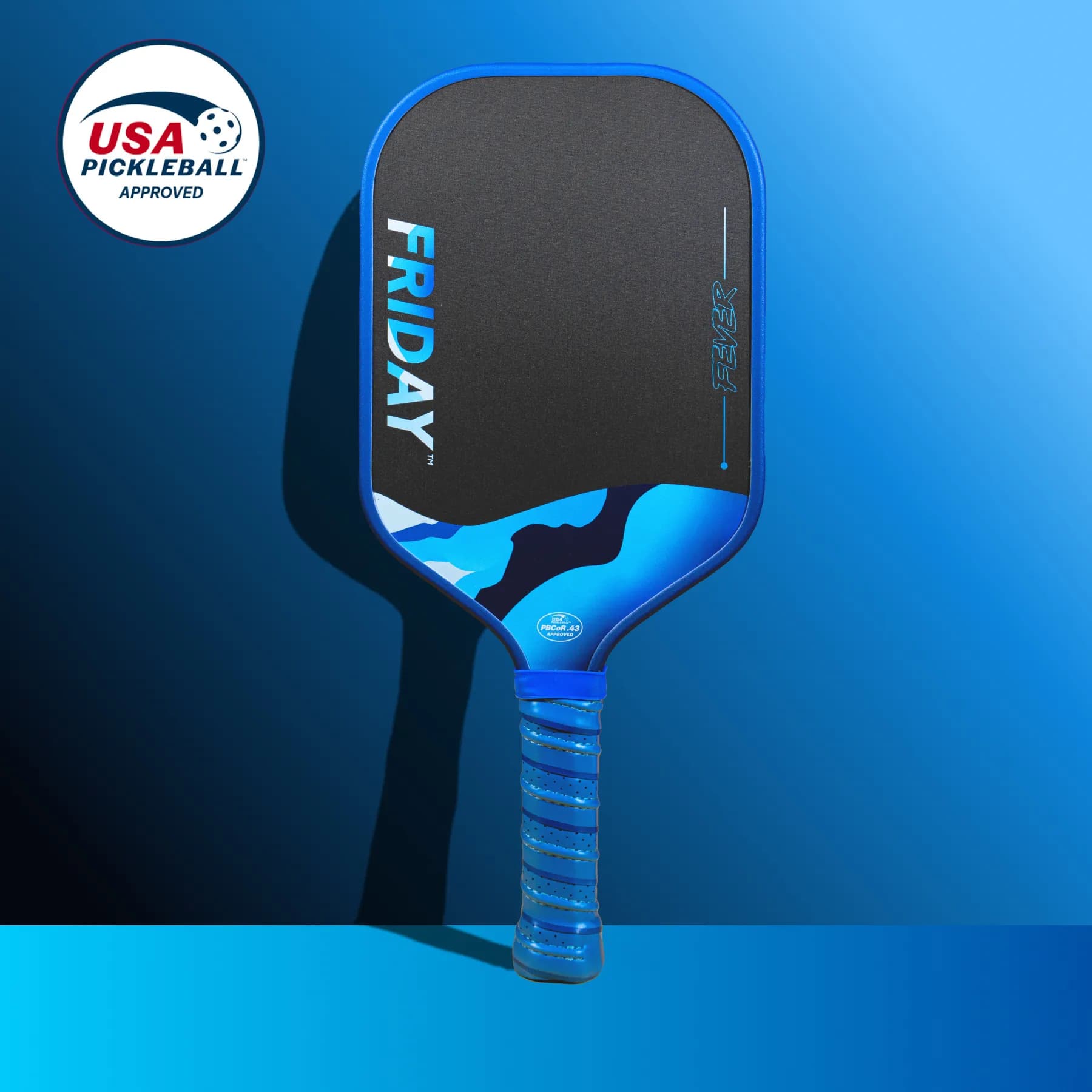 Friday Fever Gen 3 pickleball paddle, front view