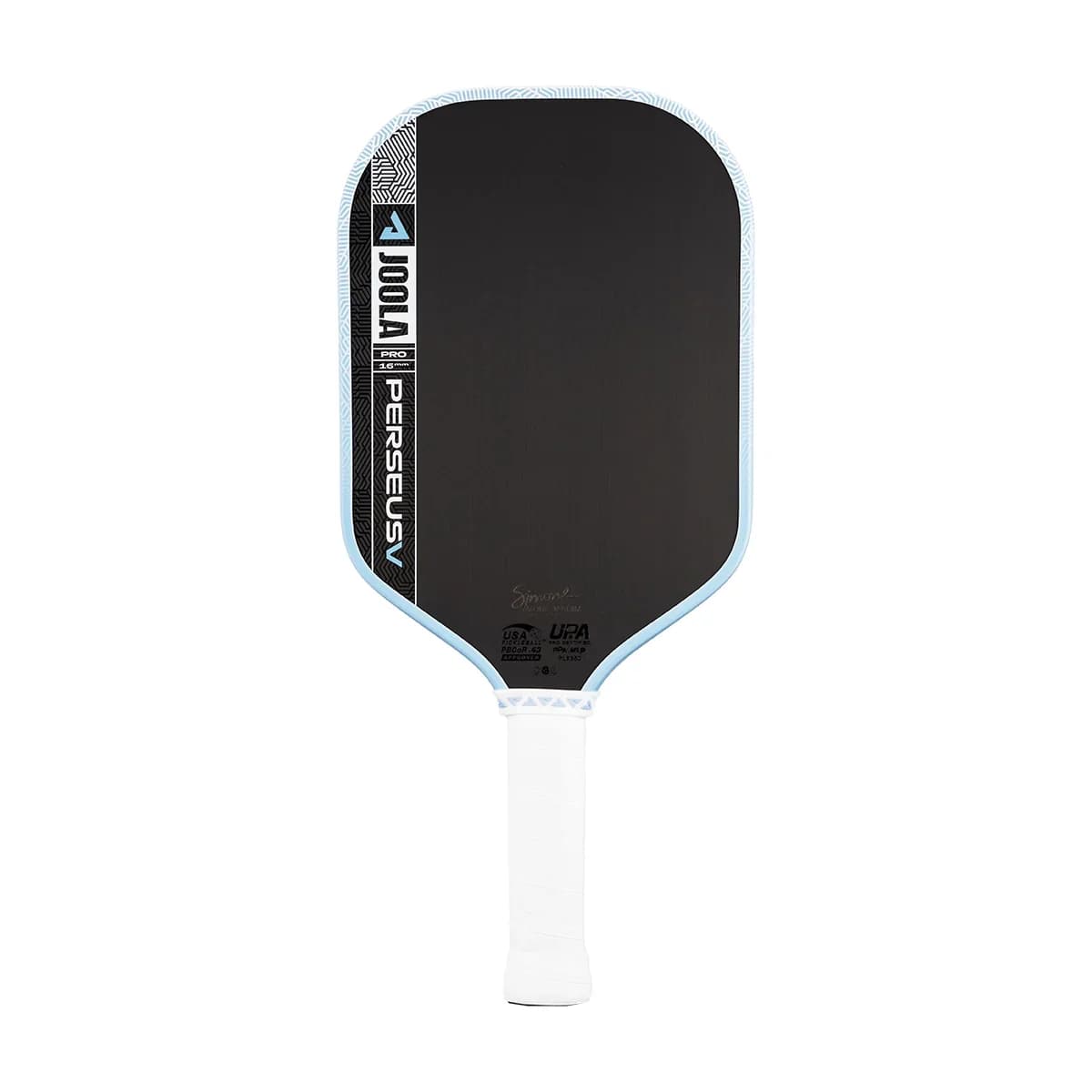 JOOLA Perseus Pro V 16mm pickleball paddle, Simone Jardim Breeze Blue edition