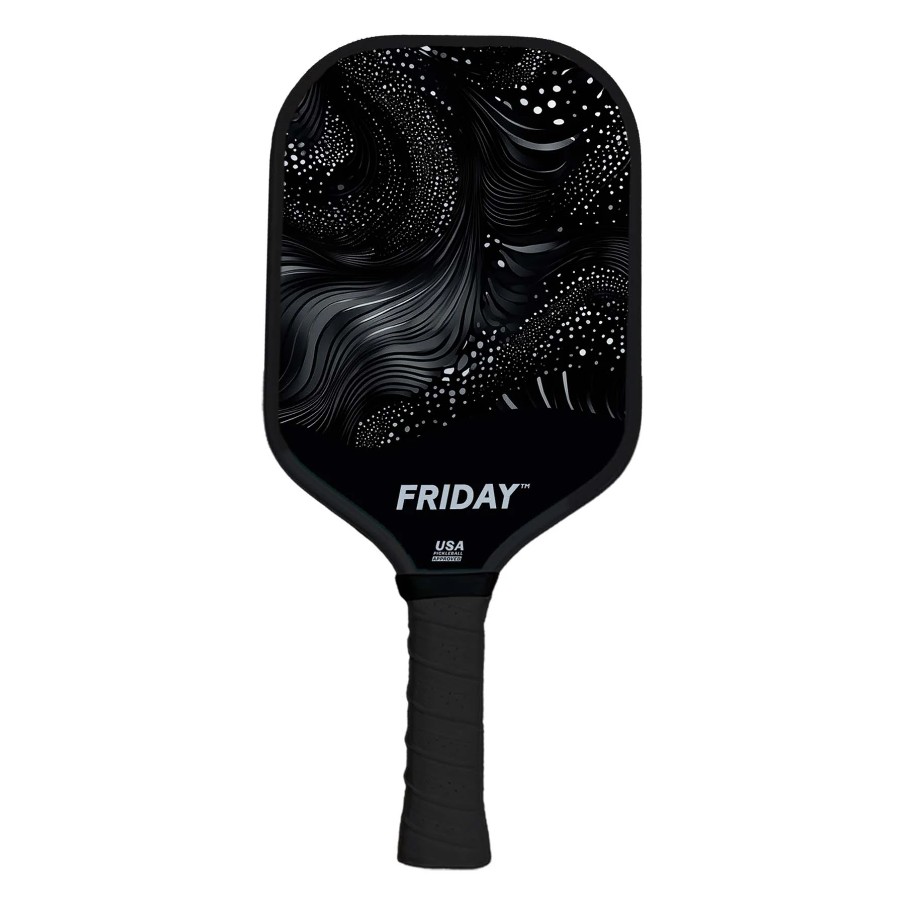 Friday Carbon Fiber 16mm (Gen 2) pickleball paddle, front view