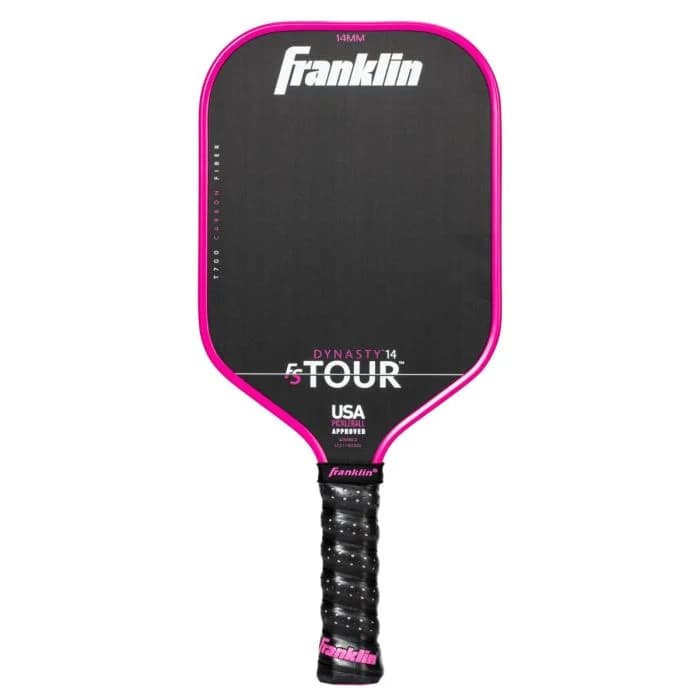 Franklin FS Tour Dynasty 14mm pickleball paddle, front view