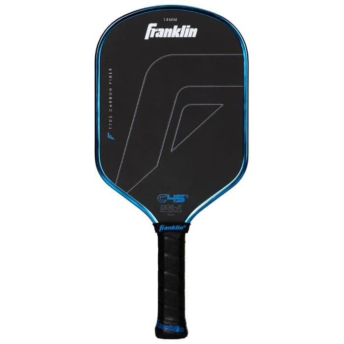 Franklin C45 Carbon Fiber Dynasty 16mm pickleball paddle, front view
