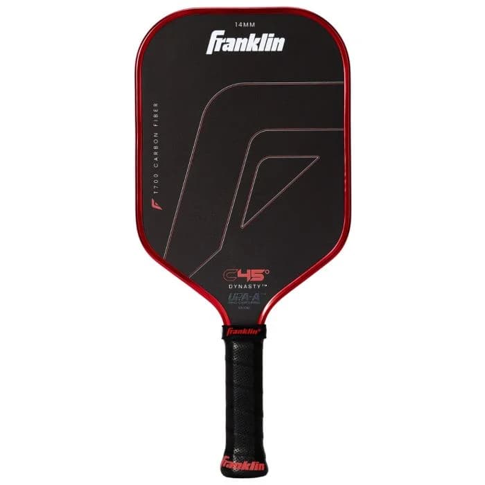 Franklin C45 Carbon Fiber Dynasty 14mm pickleball paddle, front view