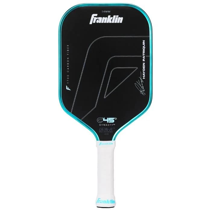Franklin C45 Hayden Patriquin 16mm pickleball paddle, front view