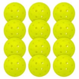 Franklin X-40 outdoor pickleballs, 12-pack
